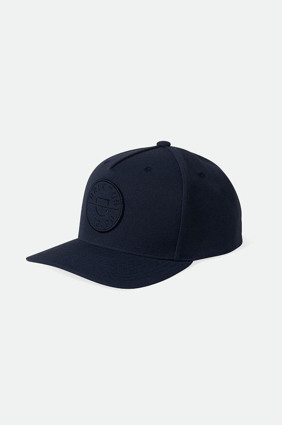 Brixton Crest C Netplus Mp-Snapback Gewassen Marineblauw/Gewassen Marineblauw Wholesale