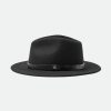 Brixton Messer Fedora Zwart Zwart Wholesale