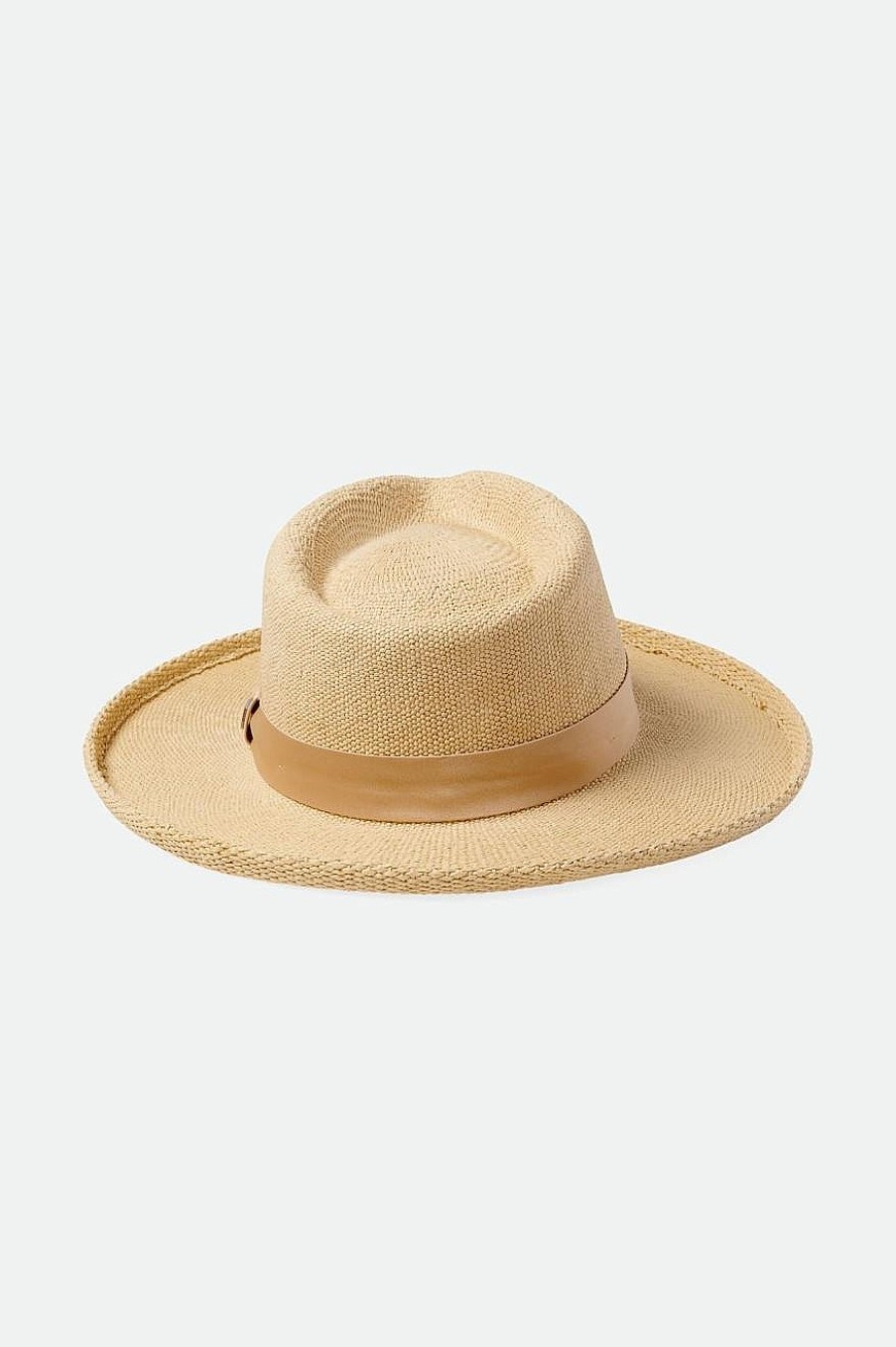 Brixton Victoria Stro Fedora Natuurlijke/Havermelk Hot