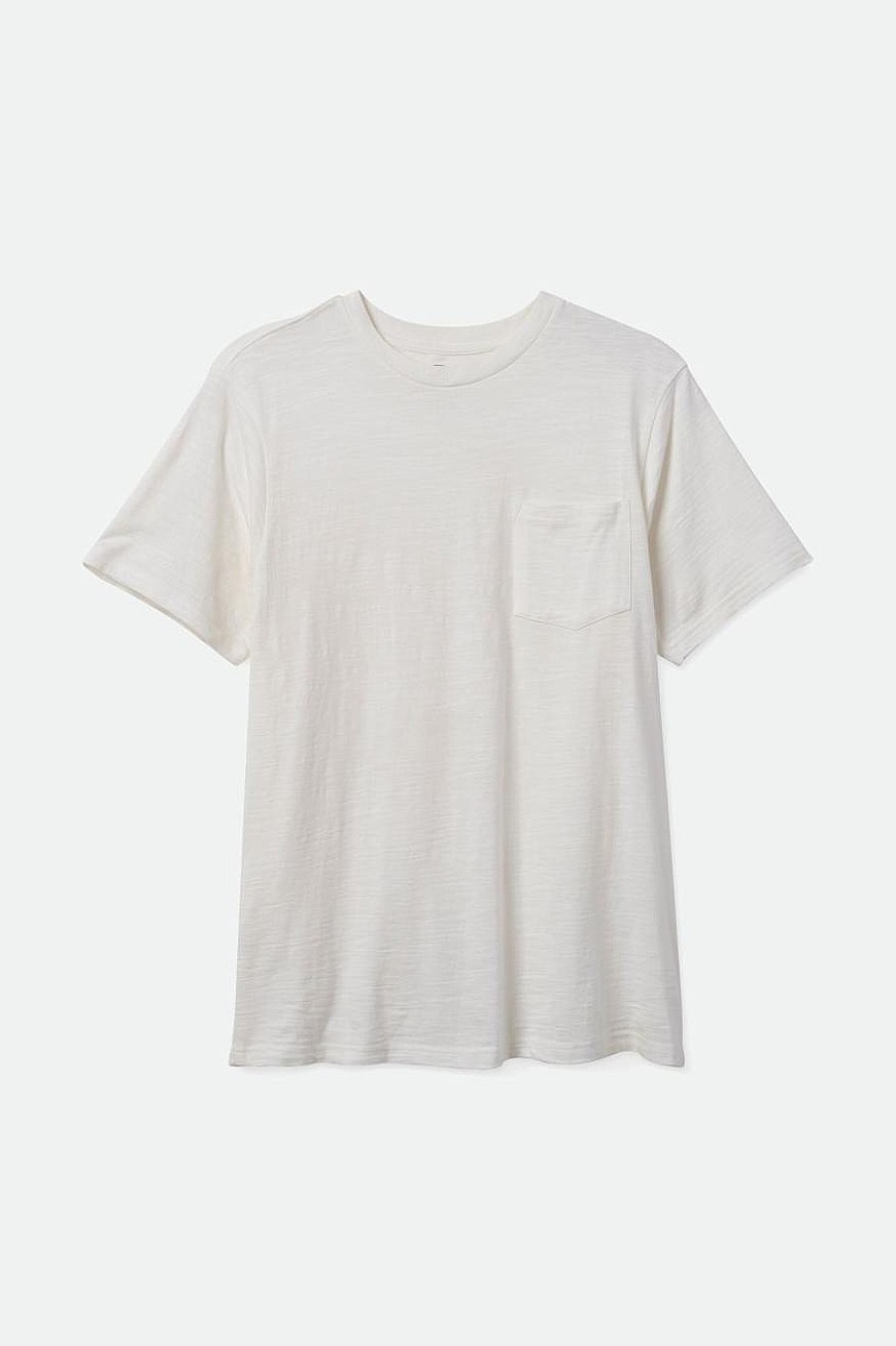 Brixton Basic Slub S/S Zak-T-Shirt Gebroken Wit Hot