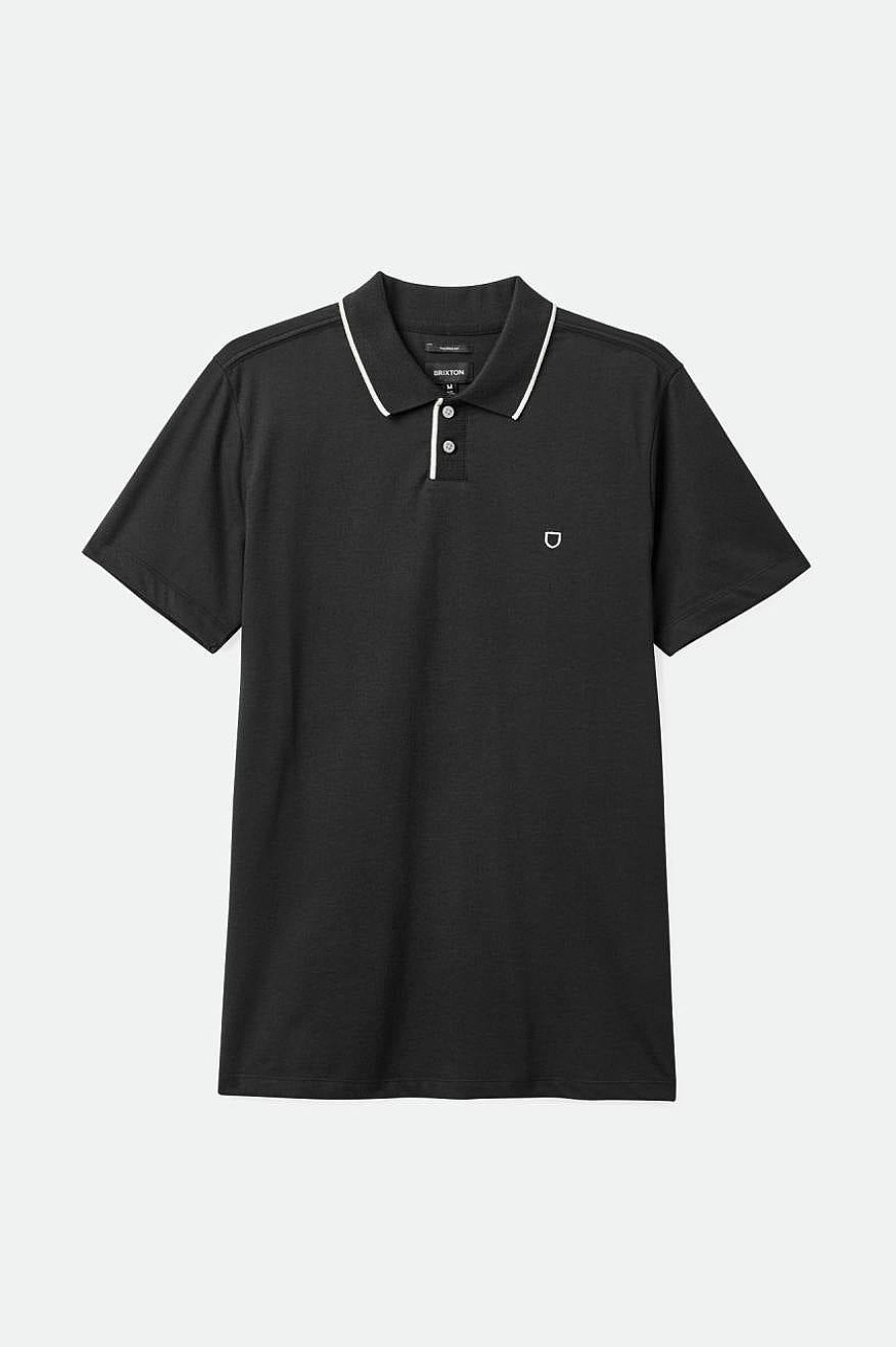 Brixton Mod Flex S/S-Polo Zwart Wholesale