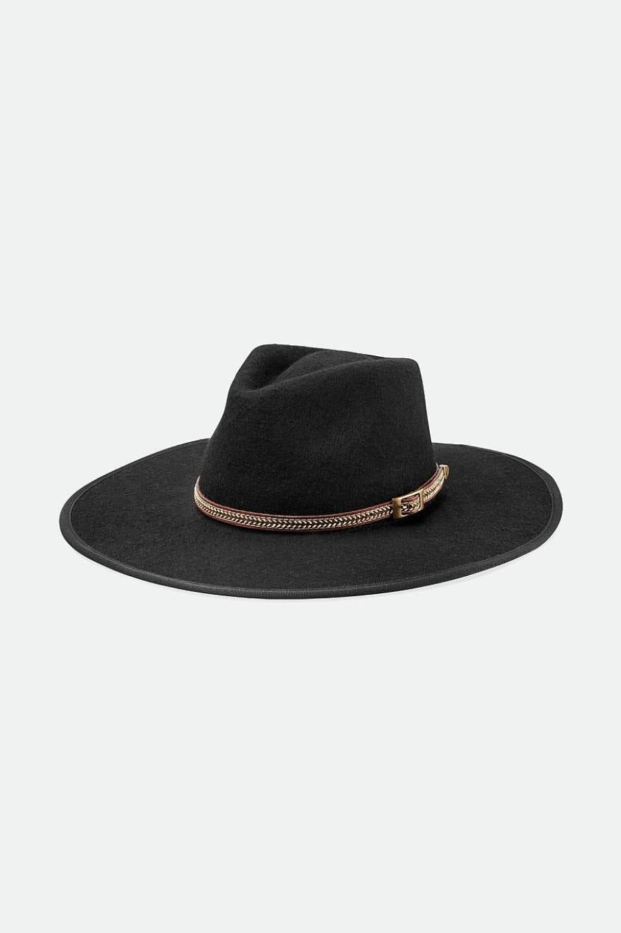 Brixton Verstelbare New West Hat-Band Bruin New