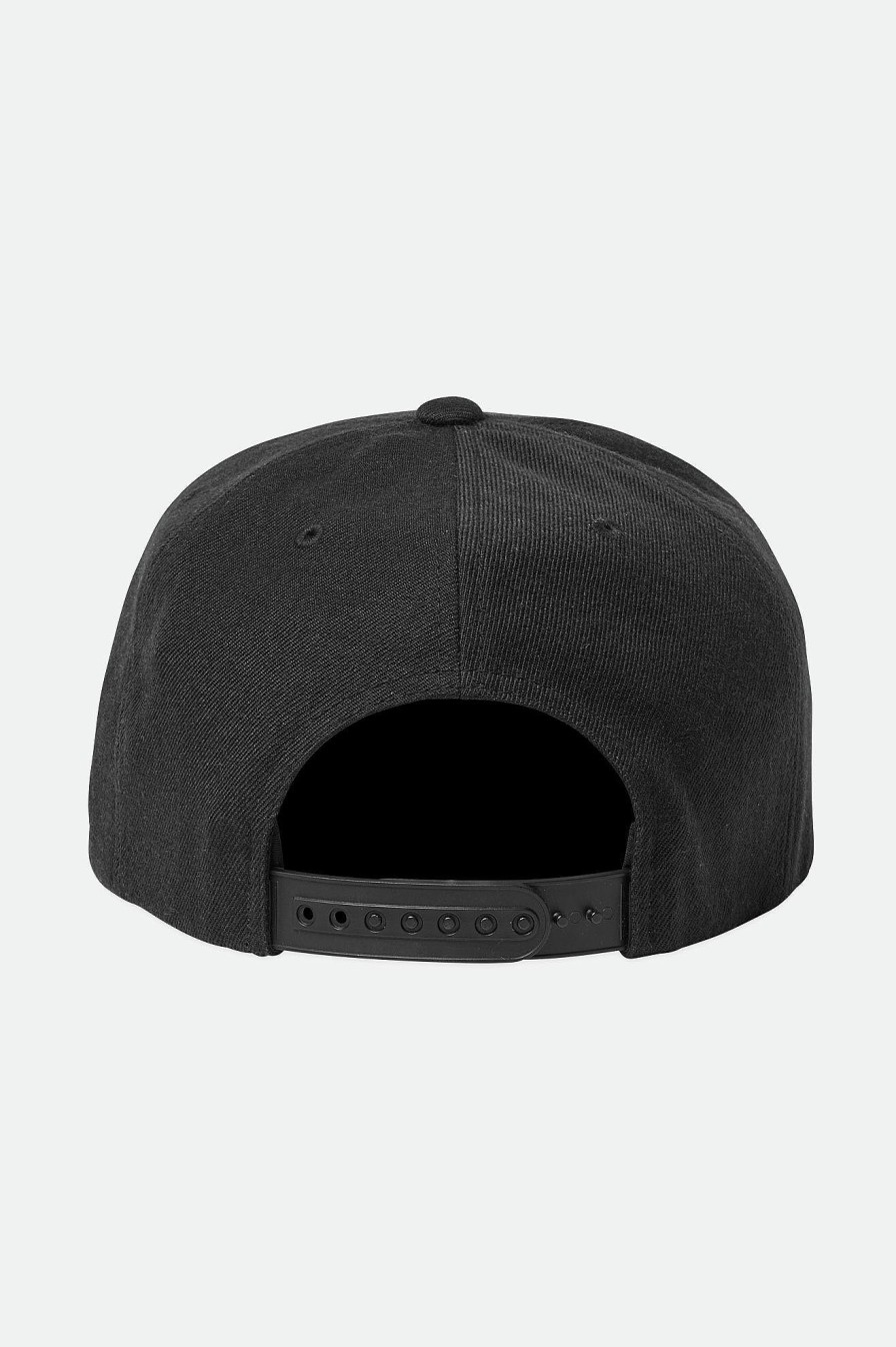 Brixton Eed Iii-Snapback Zwart Clearance