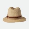 Brixton Roma Stro Fedora Natuurlijk Clearance