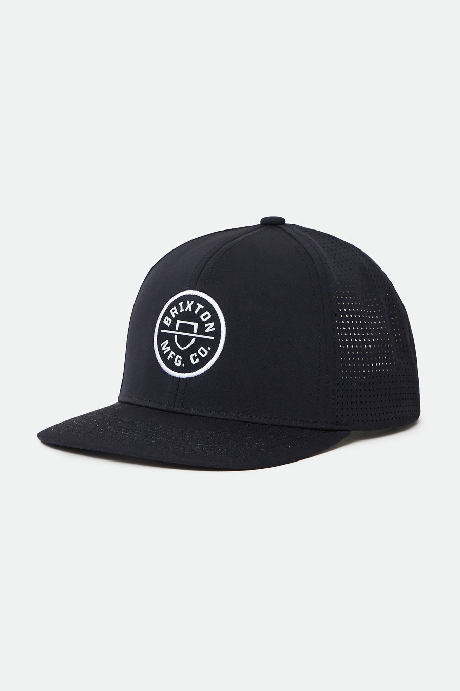 Brixton Crest Netplus Utility-Snapback Zwart Best