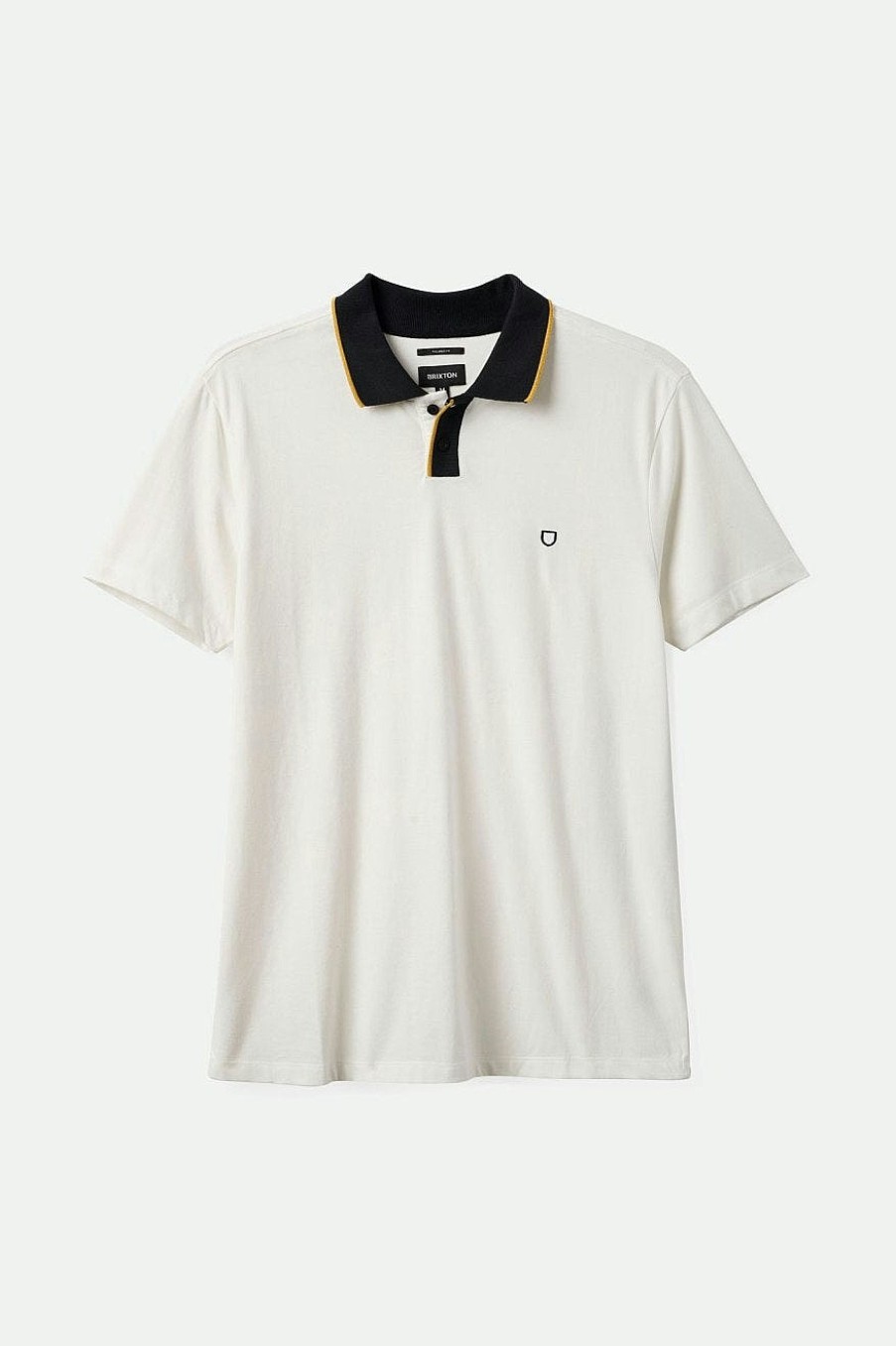 Brixton Mod Flex S/S-Polo Gebroken Wit/Zwart Online