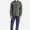 Brixton Bowery L/S Flanel Oceaan Wholesale